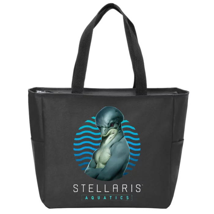 Stellaris Dolph Sc I Fi Strategy Game Dolphin Zip Tote Bag