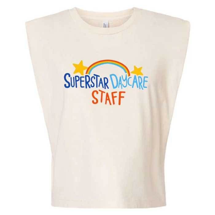 Superstar Daycare Staff Trendy Apparel Garment-Dyed Women's Muscle Tee