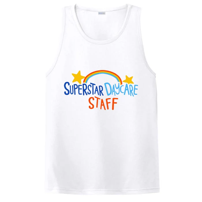 Superstar Daycare Staff Trendy Apparel Performance Tank