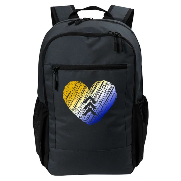 Support Down Syndrome Heart Daily Commute Backpack