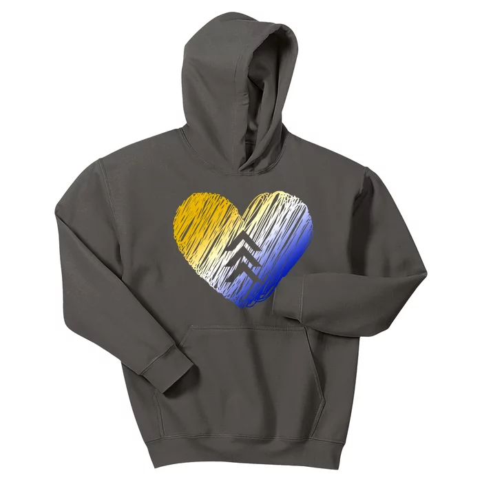 Support Down Syndrome Heart Kids Hoodie