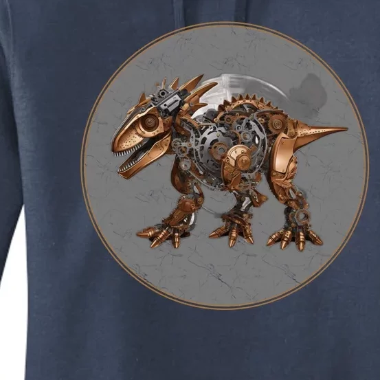 Steampunk Dinosaur Women's Pullover Hoodie