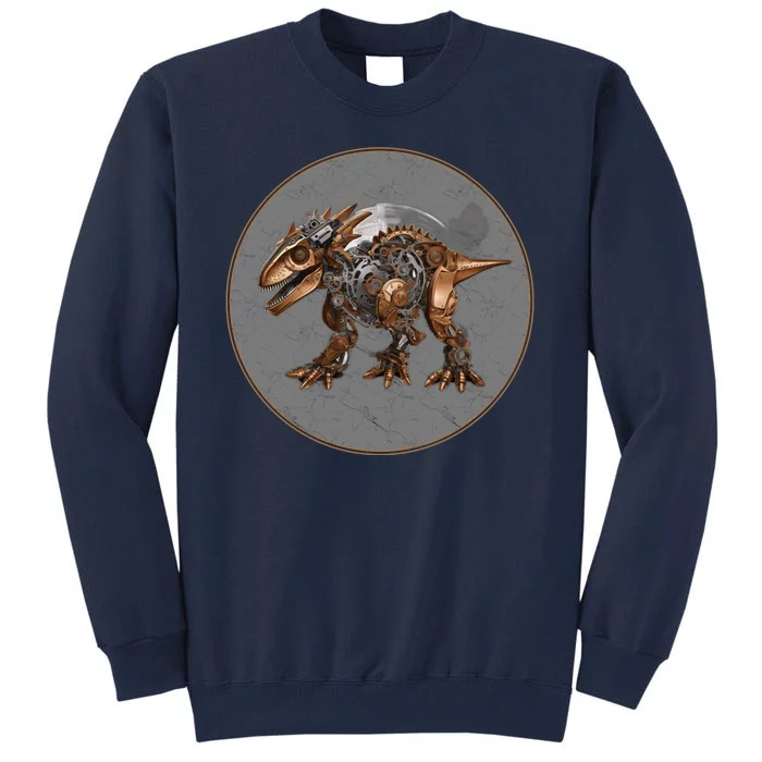 Steampunk Dinosaur Tall Sweatshirt