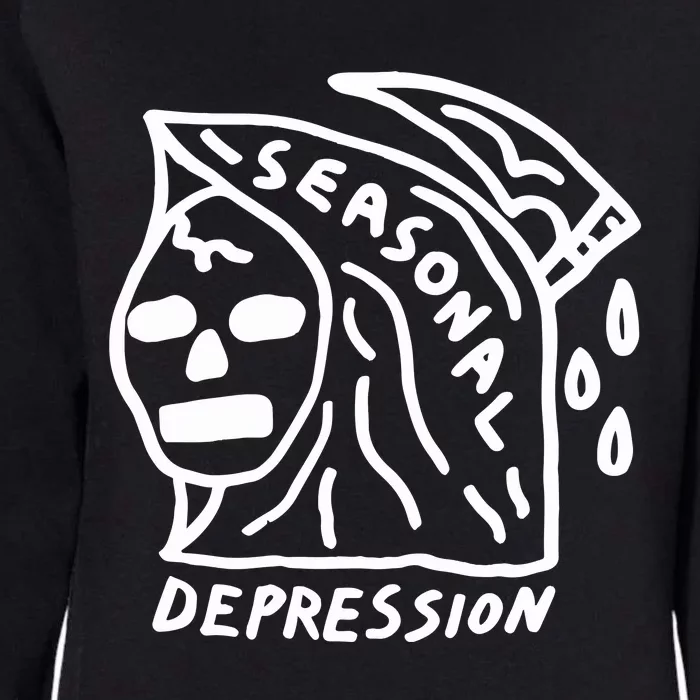 Seasonal Depression Womens California Wash Sweatshirt