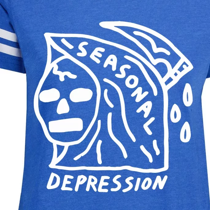 Seasonal Depression Enza Ladies Jersey Football T-Shirt