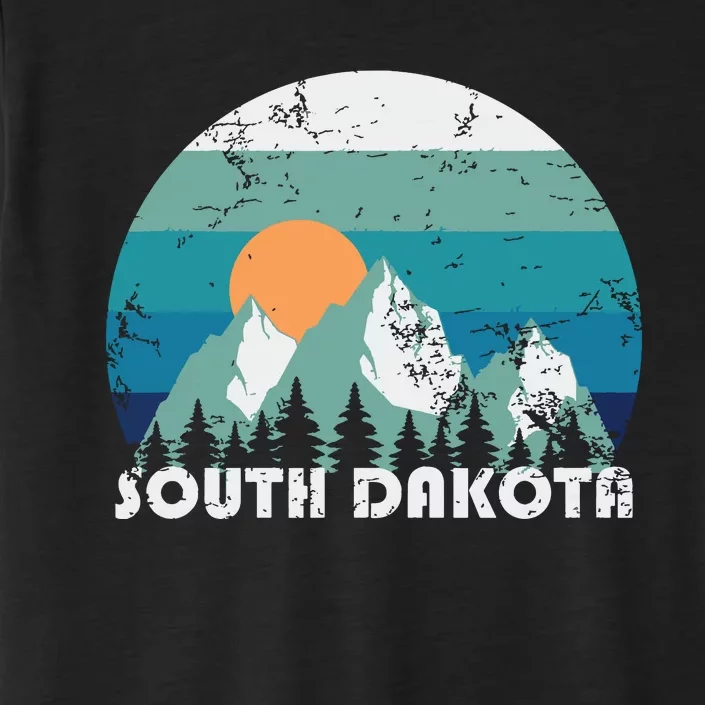 South Dakota State Retro Vintage ChromaSoft Performance T-Shirt