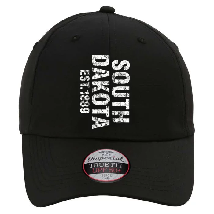 South Dakota State Patriotic American Usa Distressed Design The Original Performance Cap