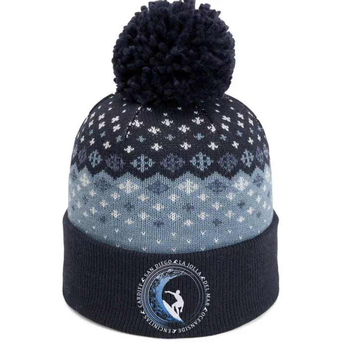 San Diego Surf Shirt / San Diego Beach Gift The Baniff Cuffed Pom Beanie