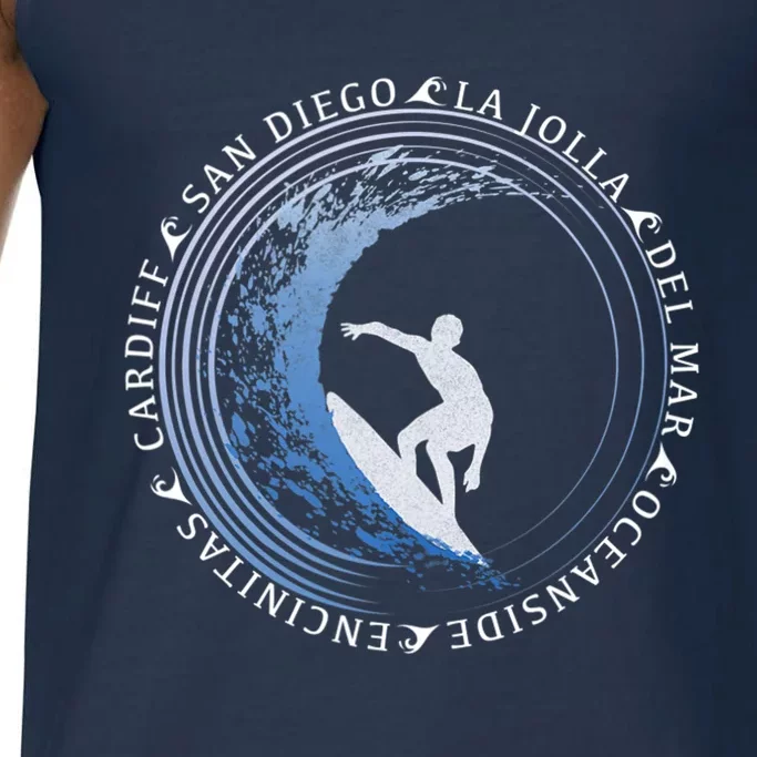 San Diego Surf Shirt / San Diego Beach Gift Comfort Colors® Tank Top