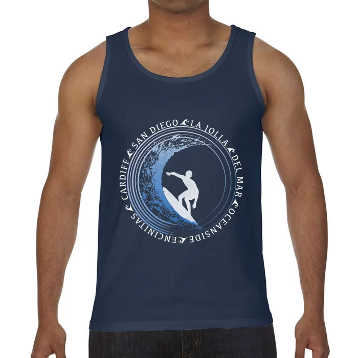 San Diego Surf Shirt / San Diego Beach Gift Comfort Colors® Tank Top