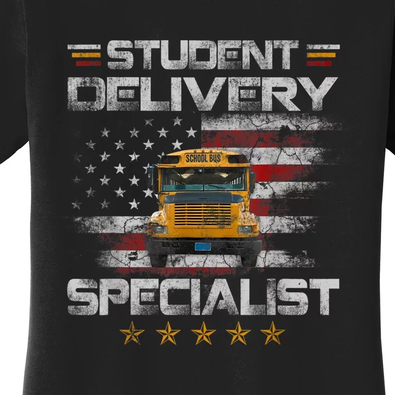 Student Delivery Specialist Funny School Bus Driver Men Women's T-Shirt