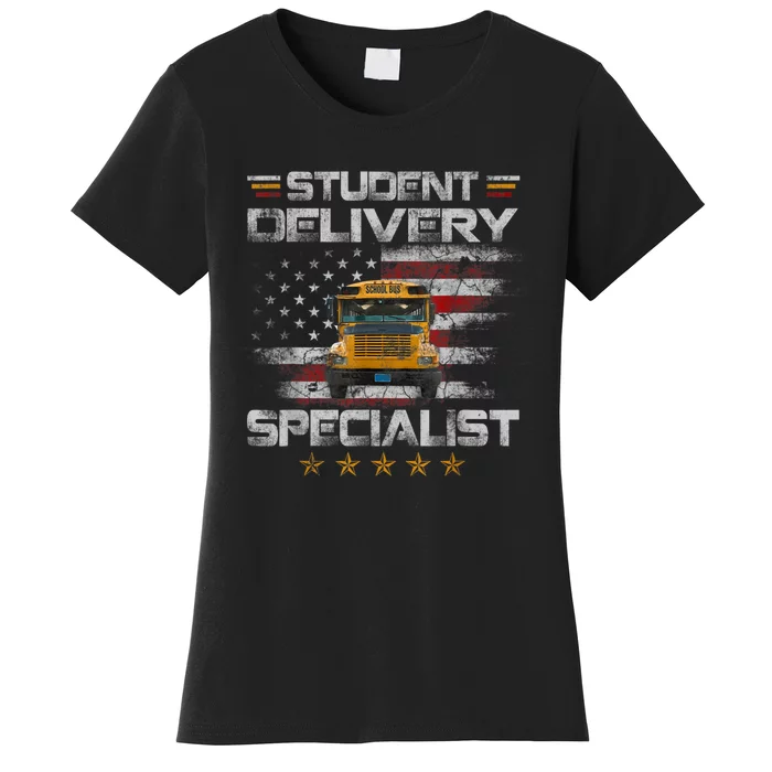 Student Delivery Specialist Funny School Bus Driver Men Women's T-Shirt