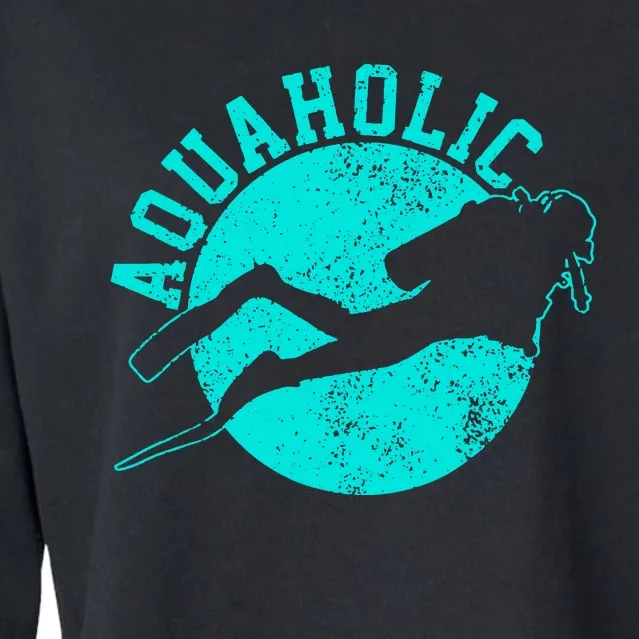 Scuba Diving Cropped Pullover Crew