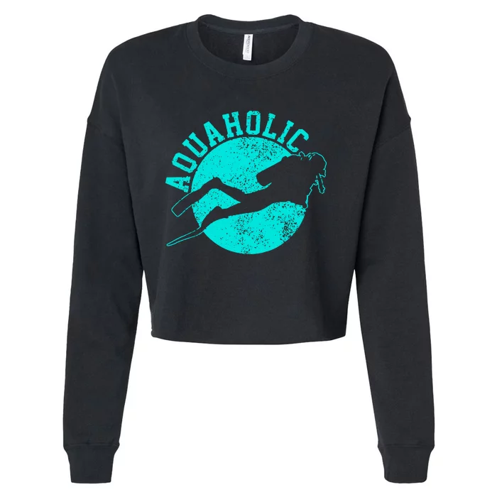 Scuba Diving Cropped Pullover Crew