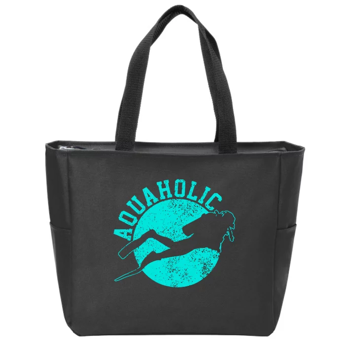 Scuba Diving Zip Tote Bag