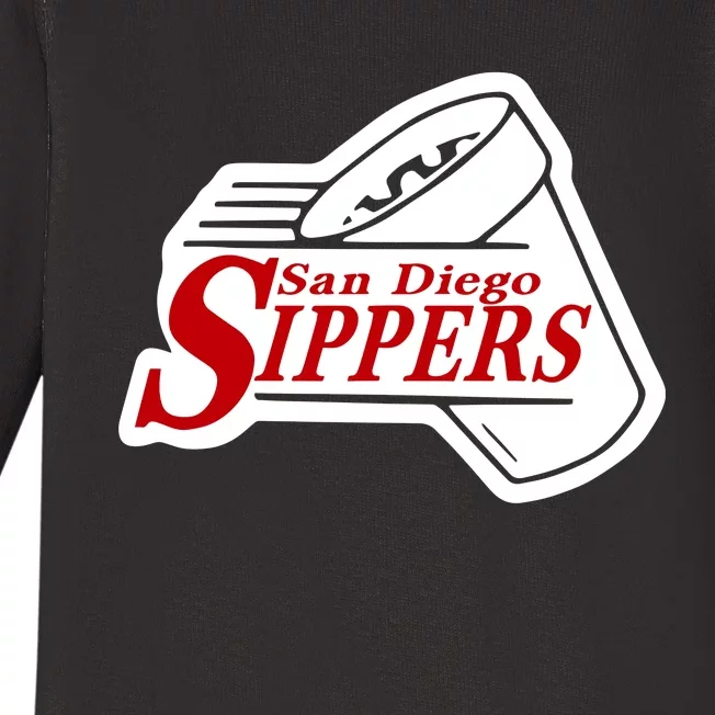 San Diego Sippers Baby Long Sleeve Bodysuit