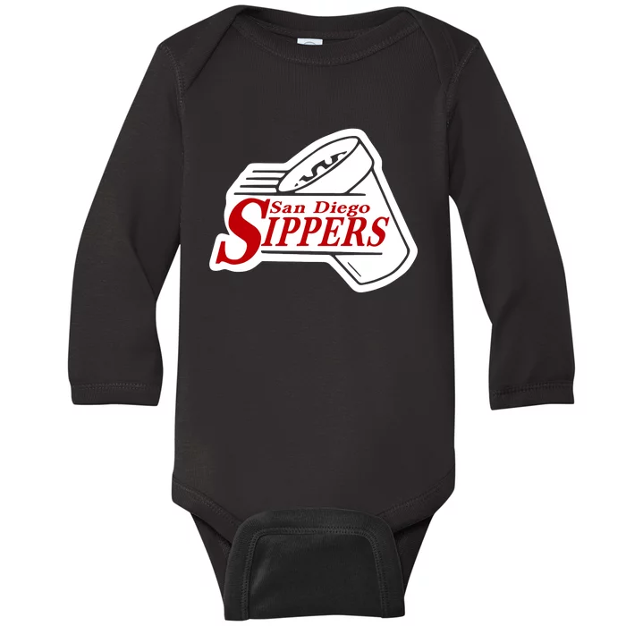 San Diego Sippers Baby Long Sleeve Bodysuit