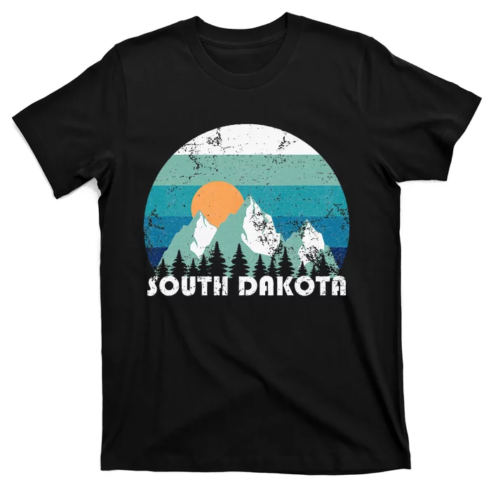 South Dakota State Retro Vintage T-Shirt