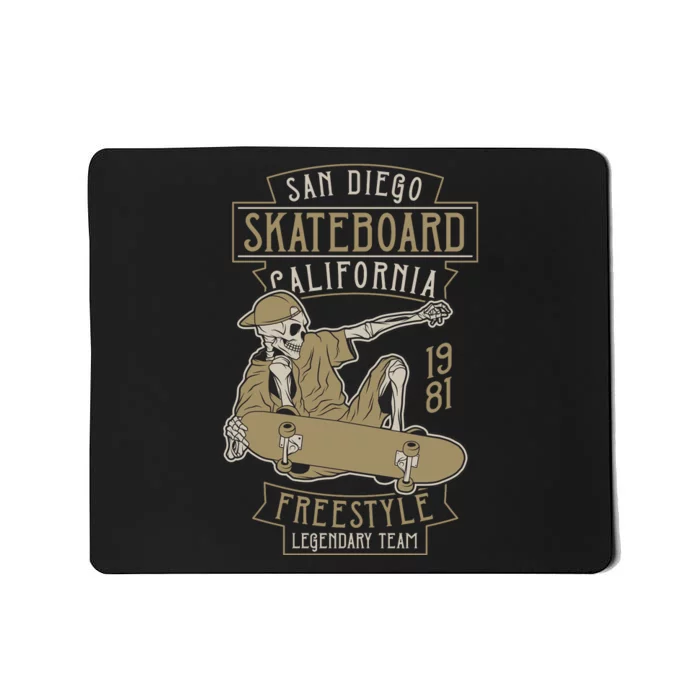 San Diego Skateboard Lifestyle Mousepad