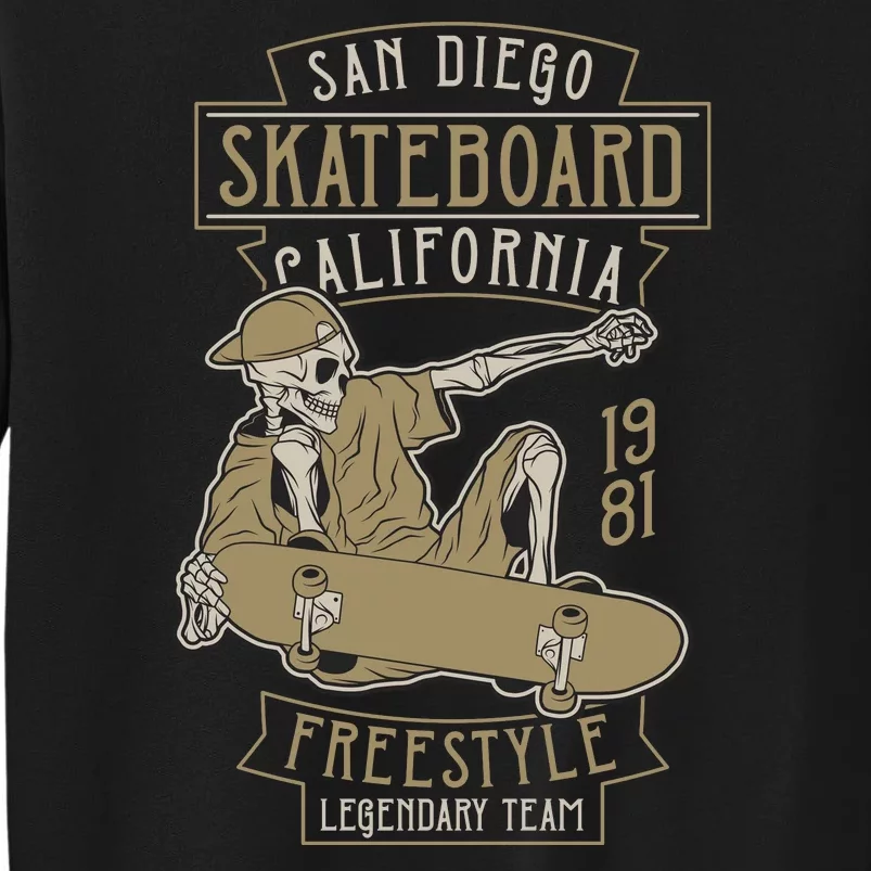 San Diego Skateboard Lifestyle Tall Sweatshirt