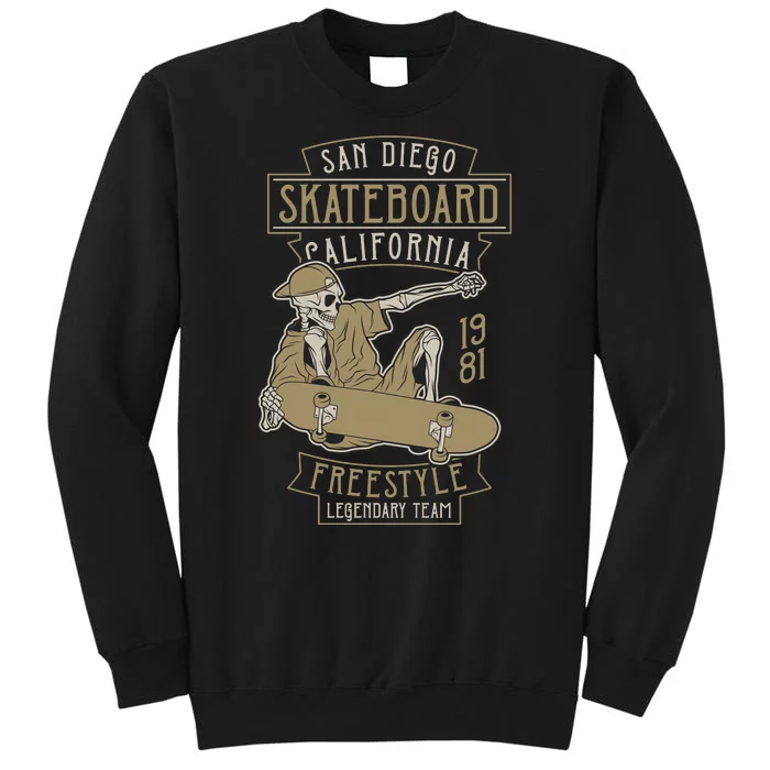 San Diego Skateboard Lifestyle Tall Sweatshirt