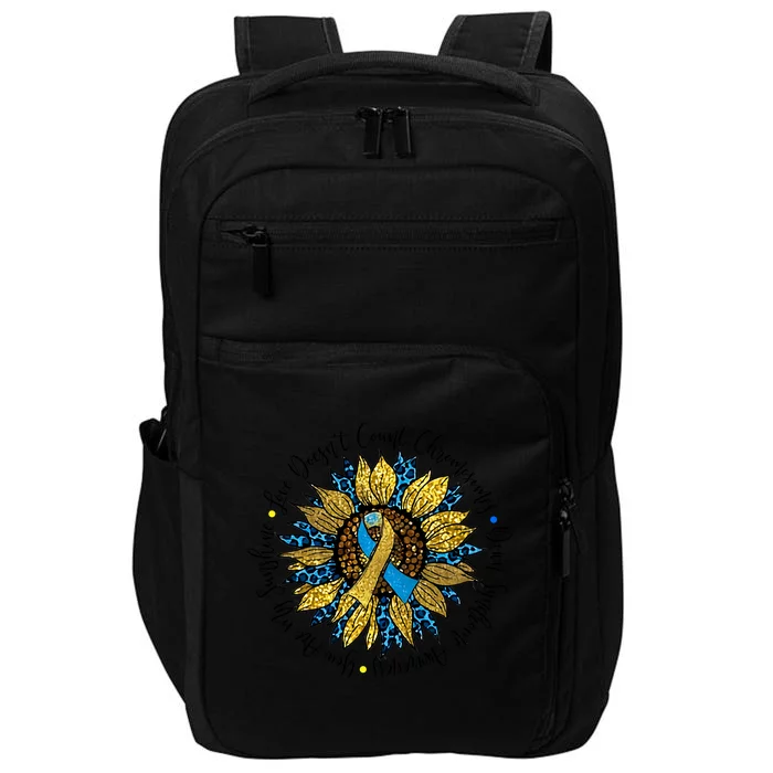 Sunflower Down Syndrome Awareness Down Syndrome Parent Love Doesn't Count Impact Tech Backpack