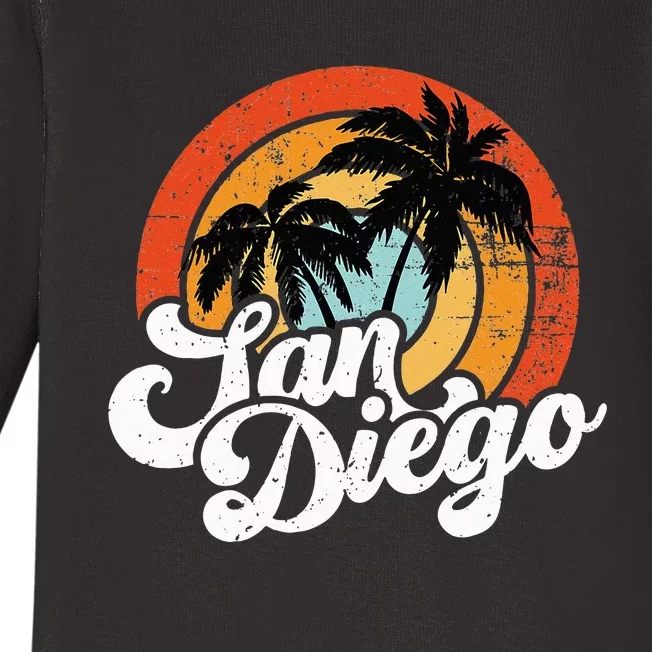 San Diego San Diego Gift San Diego Lover Baby Long Sleeve Bodysuit