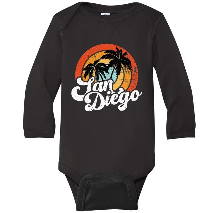 San Diego San Diego Gift San Diego Lover Baby Long Sleeve Bodysuit