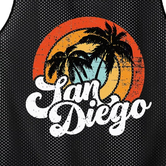 San Diego San Diego Gift San Diego Lover Mesh Reversible Basketball Jersey Tank