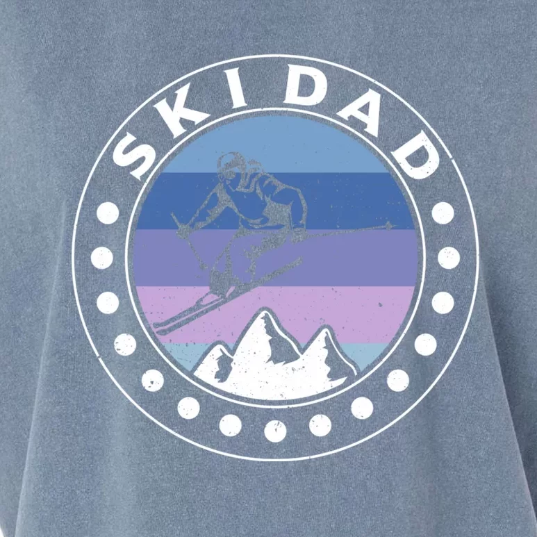 Ski Dad Ski Skiers Gift Garment-Dyed Women's Muscle Tee