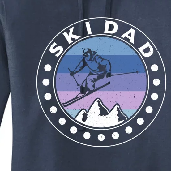 Ski Dad Ski Skiers Gift Women's Pullover Hoodie