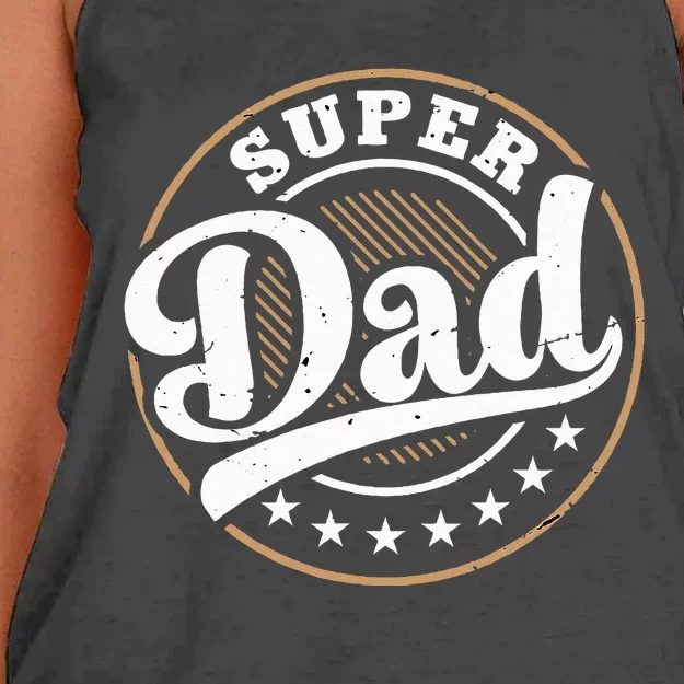 Super Dad Women's Knotted Racerback Tank