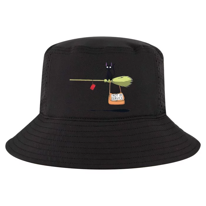 Studio Delivery Service Jiji Black Cat Anime Cool Comfort Performance Bucket Hat