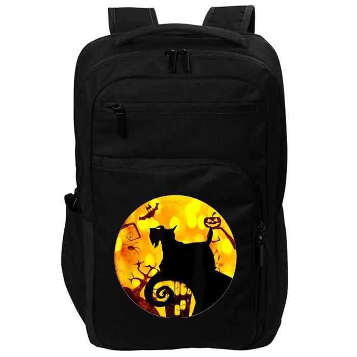 Scottie Dog Scary And Moon Funny Halloween Adults Costumes Impact Tech Backpack