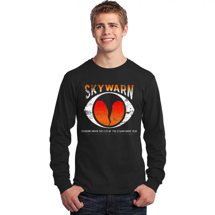 Skywarn Distressed Long Sleeve Shirt