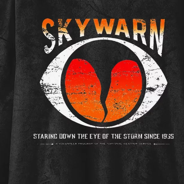 Skywarn Distressed Hooded Wearable Blanket