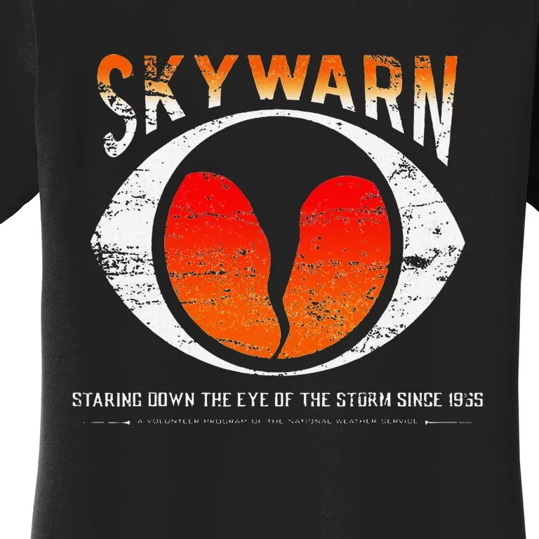 Skywarn Distressed Women's T-Shirt