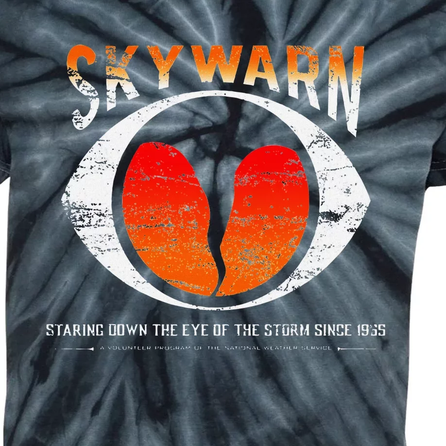 Skywarn Distressed Kids Tie-Dye T-Shirt