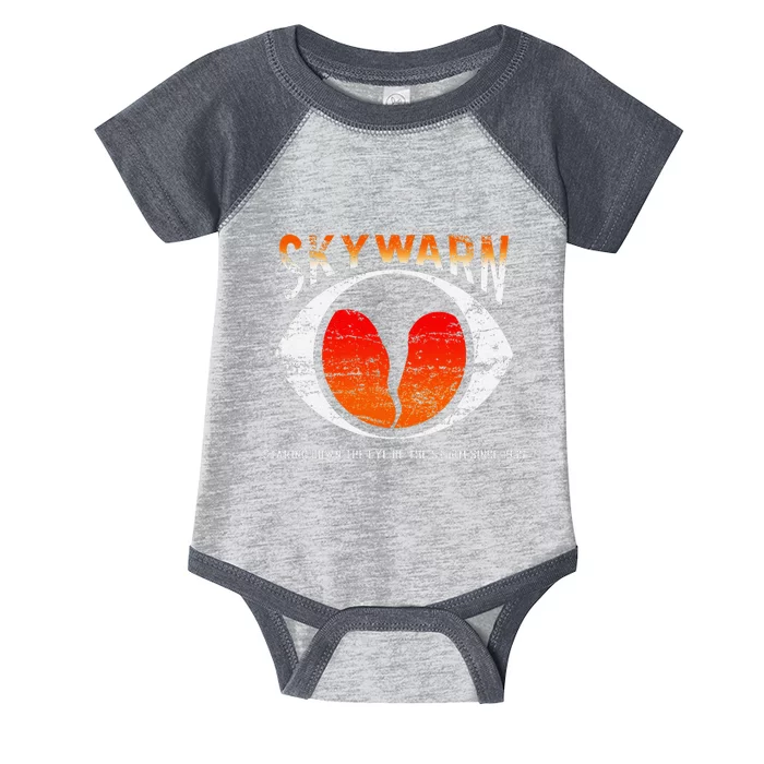 Skywarn Distressed Infant Baby Jersey Bodysuit