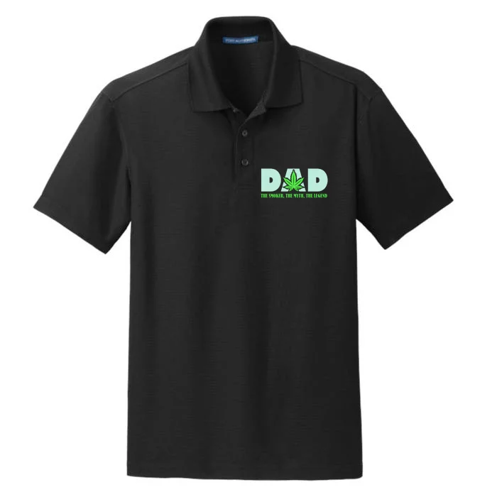 Smoking Dad Dry Zone Grid Performance Polo