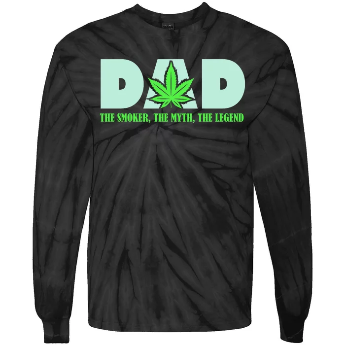 Smoking Dad Tie-Dye Long Sleeve Shirt