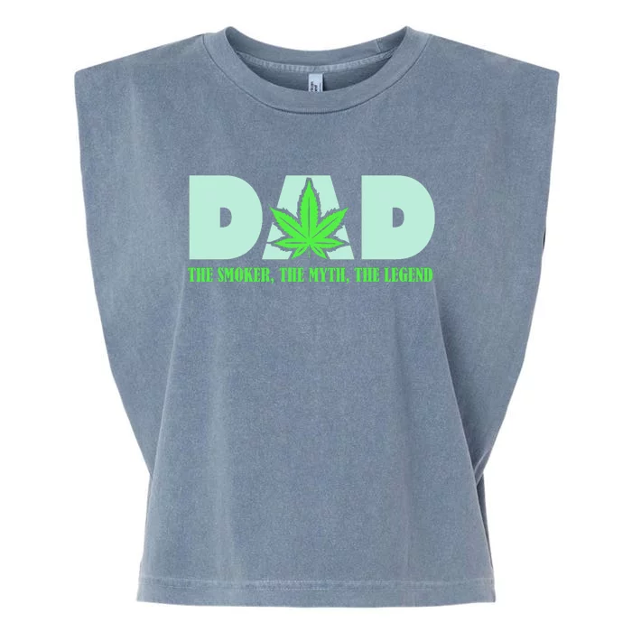 Smoking Dad Garment-Dyed Women's Muscle Tee