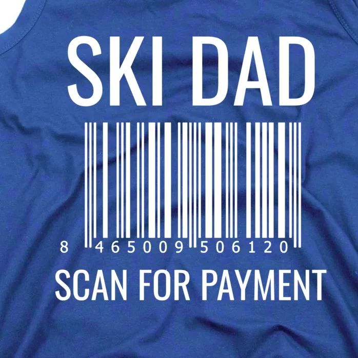 Ski Dad Scan For Payt Ski Dad Funny Gift Ski Dad Gift Tank Top