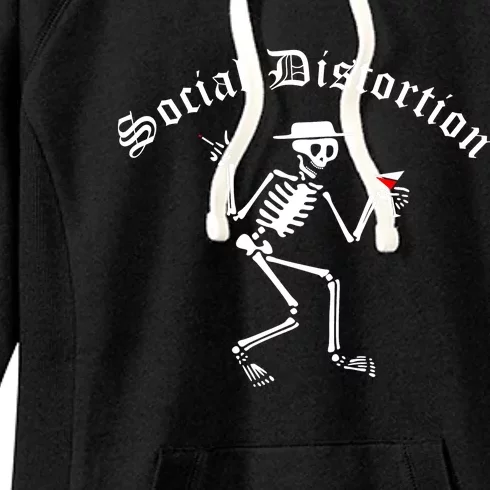 Social Distortion Skeleton Women's Fleece Hoodie