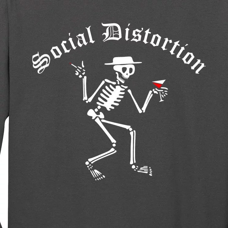 Social Distortion Skeleton Tall Long Sleeve T-Shirt