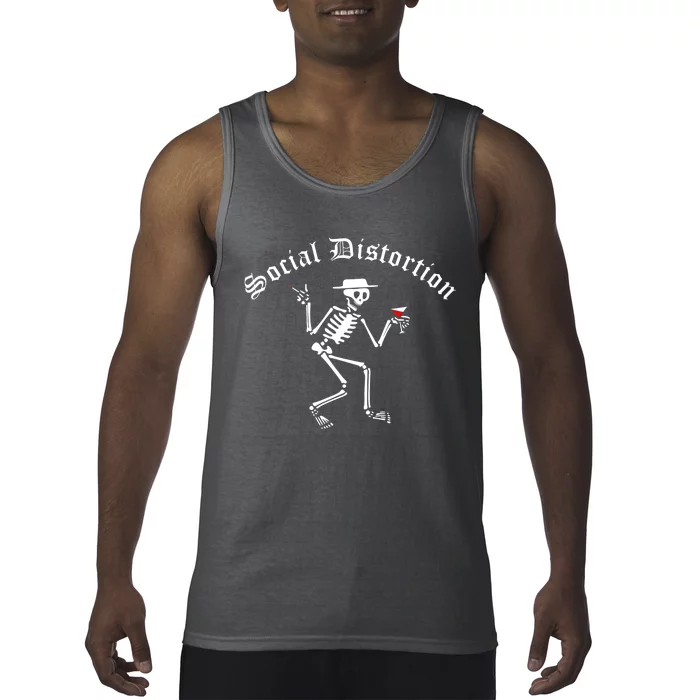 Social Distortion Skeleton Tank Top