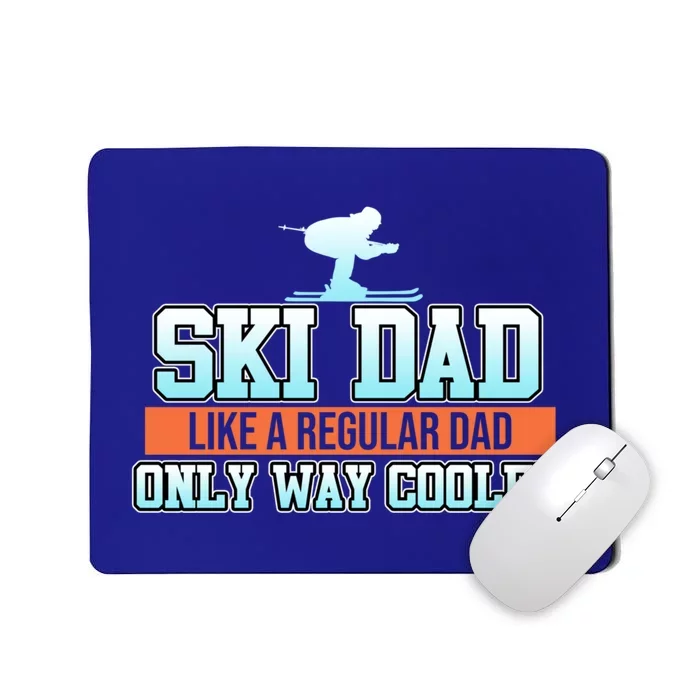 Ski Dad Skiing Skier Snowboard Winter Sports Graphic Gift Mousepad