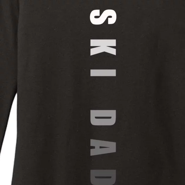 Ski Dad Ski Gift Womens CVC Long Sleeve Shirt