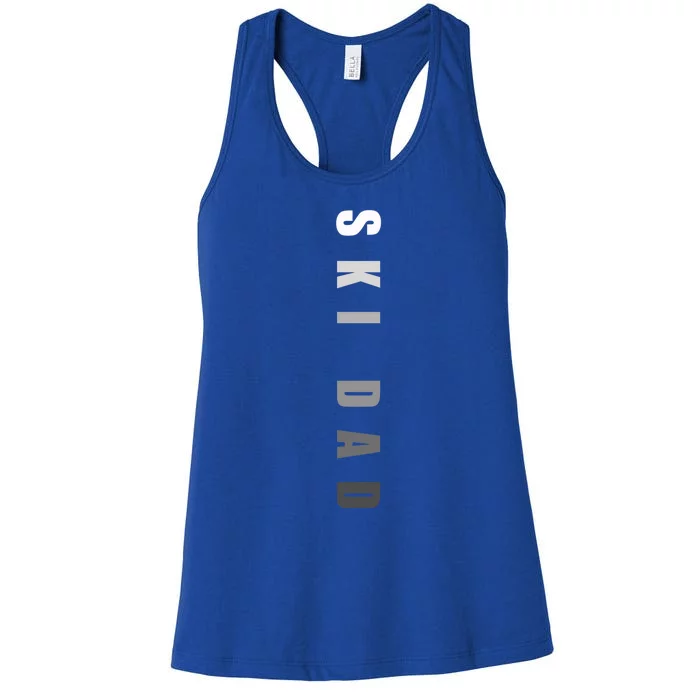 Ski Dad Ski Gift Women's Racerback Tank