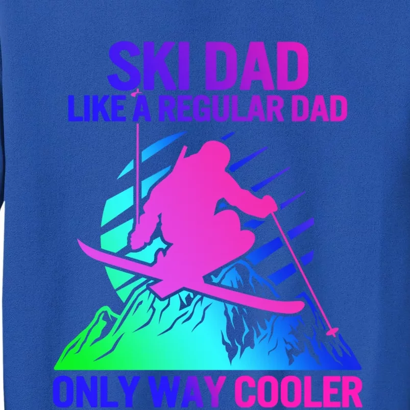 Ski Dad Sweater Fathers Day Daddy Papa Grandpa Cooler Gift Sweatshirt